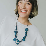 Circus II Adjustable Necklace / Blue
