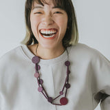 Circus II Adjustable Necklace / Purple
