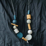 Brooke L Adjustable Necklace / Mustard Mix