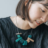Brooke S Adjustable Necklace / Forest Mix