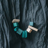 Brooke S Adjustable Necklace / Forest Mix