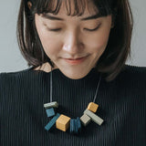 Brooke S Adjustable Necklace / Mustard Mix