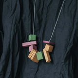 Brooke S Adjustable Necklace / Purple Mix