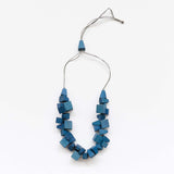 Block 2 Adjustable Necklace / Purple
