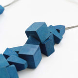 Block 2 Adjustable Necklace / Purple