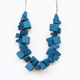 Block 2 Adjustable Necklace / Purple