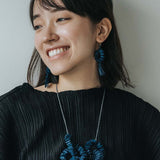 Globe Earrings / Blue