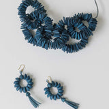 Globe Earrings / Blue