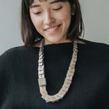 Stacked Adjustable Necklace / Green