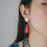 Droplet Earrings / Scarlet