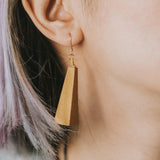 Quadrangle Q1 Earrings / Mustard