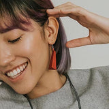 Quadrangle Q1 Earrings / Orange