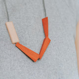 Quadrangle Q1 Earrings / Orange