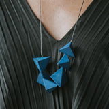 Valerie Adjustable Necklace / Blue