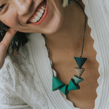 Vera Adjustable Necklace / Forest Mix