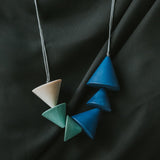 Vera Adjustable Necklace / Blue Mix