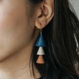 Vera 2 Earrings / Brown Mix