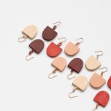 Mia Series 4 Earrings / Spade Milk