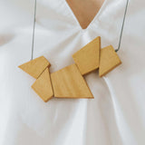 Oblong Adjustable Necklace / Mustard