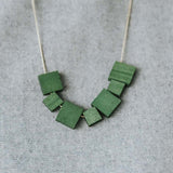 Mia Series 2 Square 2 Earrings / Forest