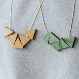 Mia Series 2 Triangle Chain Necklace / Mustard