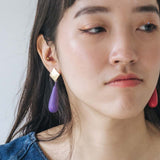 Droplet Earrings / Blueberry