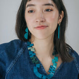 Semi Mismatch Earrings / Teal