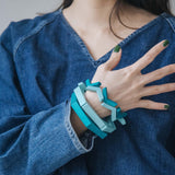 Vee Bracelet / Turquoise Mix