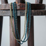 Seed Single Necklace / Chocolate
