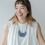 Seed Interlace Adjustable Necklace / Lilac