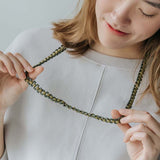 Seed Single Necklace / Grey