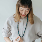 Seed Single Necklace / Chocolate