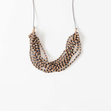 Seed Strand Adjustable Necklace / Mustard