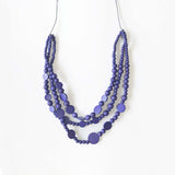 Droplet Adjustable Necklace / Blueberry