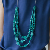 Droplet Adjustable Necklace / Forest