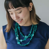 Droplet Adjustable Necklace / Forest