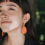 Teardrop Earrings / Campfire
