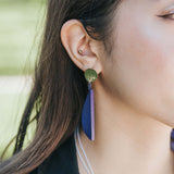 Semi Mismatch Earrings / Blueberry