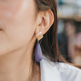 Droplet Earrings / Blueberry