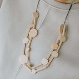 Circus II Adjustable Necklace / Milk