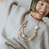 Circus II Adjustable Necklace / Milk