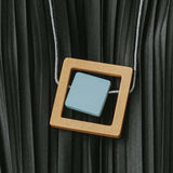 Block Necklace Turquoise Mix