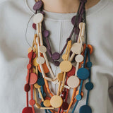 Circus II Adjustable Necklace / Milk