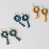 Globe Earrings / Yellow