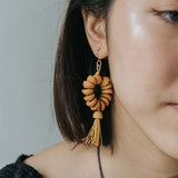 Globe Earrings / Yellow