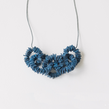 Globe Adjustable Necklace / Blue
