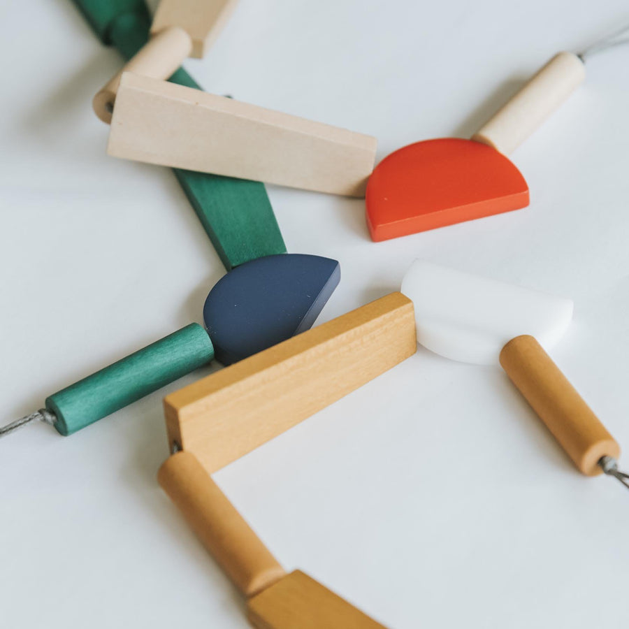 Quadrangle Q2 Earrings / Cream