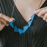 Valerie Adjustable Necklace / Blue