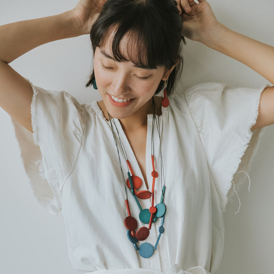 Mia Series 3 Necklace / Teal