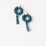 Globe Earrings / Blue